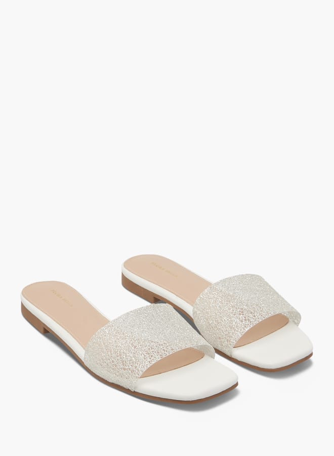 Flora Bella By Shoexpress Women Embellished Slip-On Sandals  - Image 1