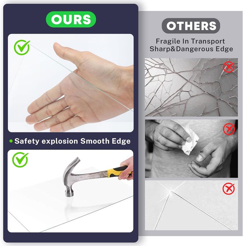 ONE WALL Tempered Glass 18x24 Poster Frame, Black Wood Photo Picture Frame for Wall Vertically or Horizontally Display - Mounting Hardware Included - Image 2