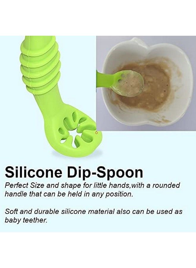 Even Soft Tip Silicon Spoons For Baby Feedingfirst Stage Spoons For Babies (Feeding Spoon 2 Piece) - Image 4