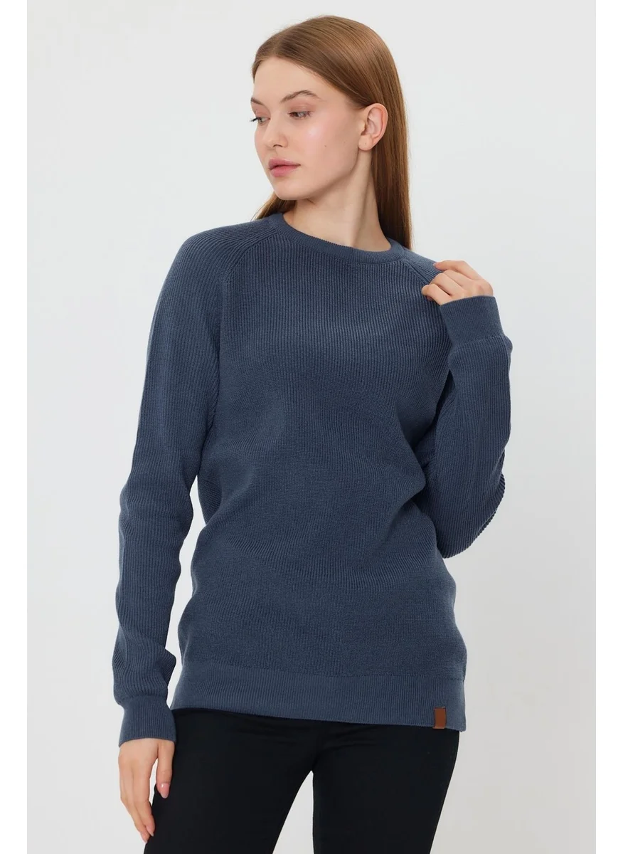 Alexandergardi Alexandergardı Selanik Knitted Crew Neck Sweater (E23-6707-WN)