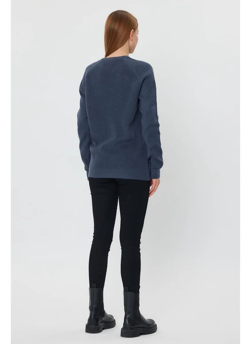 Alexandergardi Alexandergardı Selanik Knitted Crew Neck Sweater (E23-6707-WN)