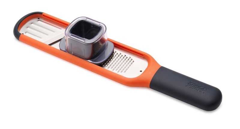 Joseph Joseph Handy 2 in 1 Mini Grater & Slicer, Orange - Image 1