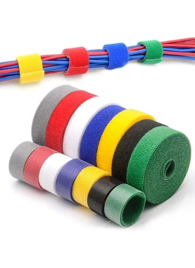 Generic - Reusable Self Adhesive Cable Organizer Tape - (4 meter*12mm) (Random Color) - Image 1