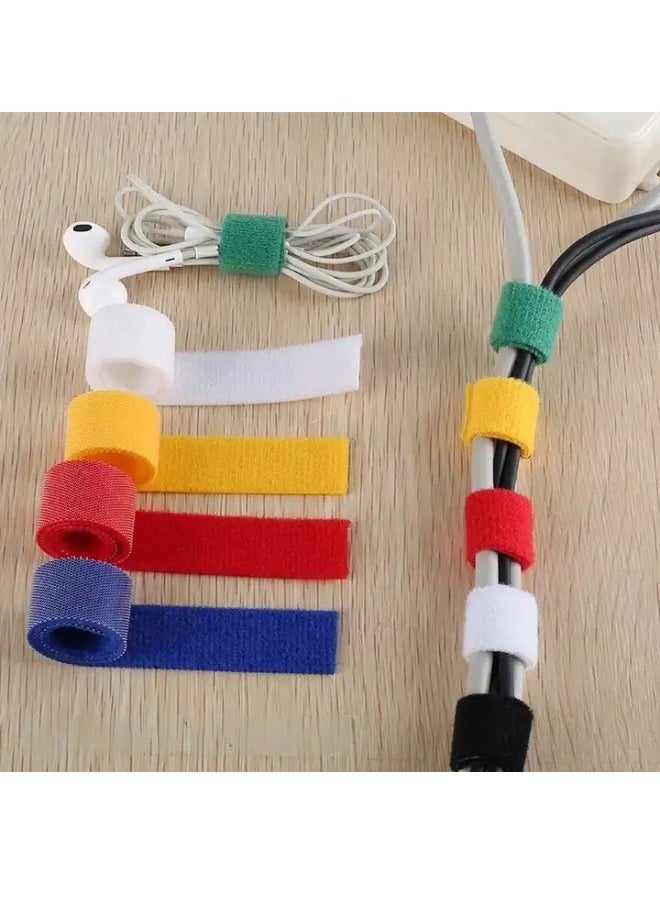 Generic - Reusable Self Adhesive Cable Organizer Tape - (4 meter*12mm) (Random Color) - Image 1