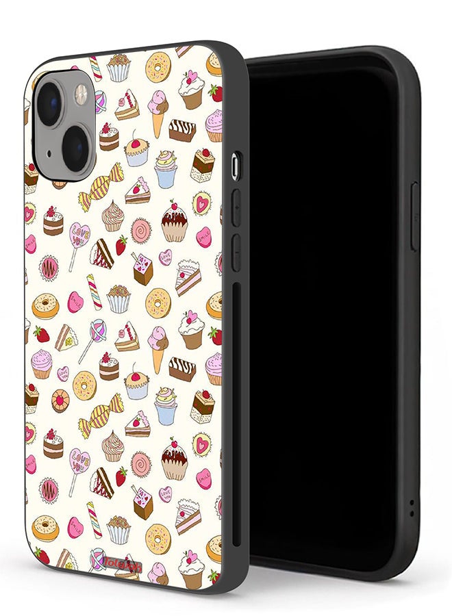 Tolwak Apple iPhone 13 mini Protective Case Pattern Of Favorite Items - Image 1