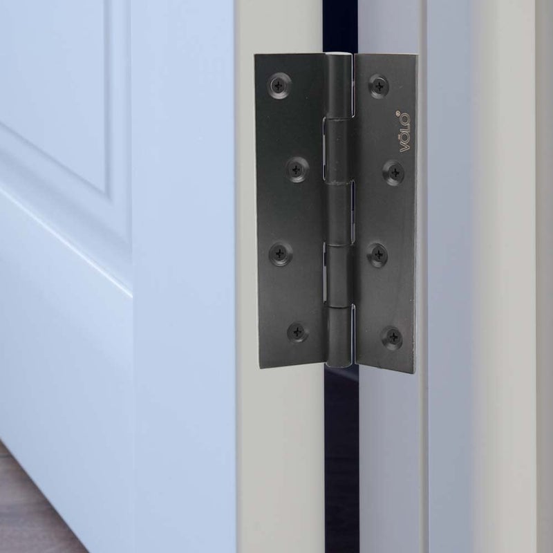 Volo Volo Premium Concealed Door Butt Hinges 5 inch x 12 Gauge25 mm Thickness Slow Motion Butt Hinge Stainless SteelFinish Black  - Image 3