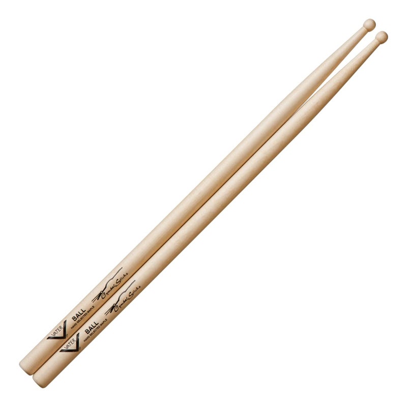 Vater Cymbal Stick Ball Wood Tip Sugar Maple Drum Sticks, Pair - Image 1