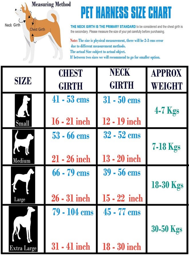 Genesis Dog Harness with Heavy Duty 5ft Dog Leash, Large Size Nylon 3M Reflective. Easy Control Chest Body No Pull Belt for Pets. Black Adjustable Double Padded Vest. (Girth inch: 26” - 31”) - Image 2