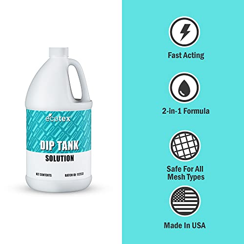 Screen Print Direct Ecotex® Dip Tank Solution - Emulsion Remover Screen Printing and Ink Remover, Eco-Friendly Cleaner and Solvent to Reclaim Screen Printing Screens - Industrial Strength Solvent for Dip Tank - Image 4