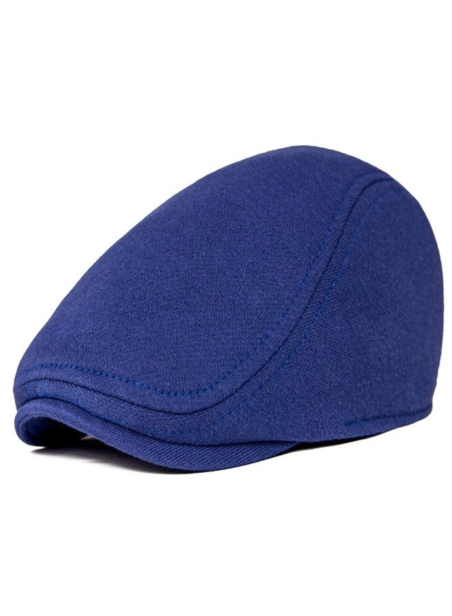 VOBOOM Men's Cotton Flat Ivy Gatsby Newsboy Driving Hat Cap (Royal Blue) - Image 1