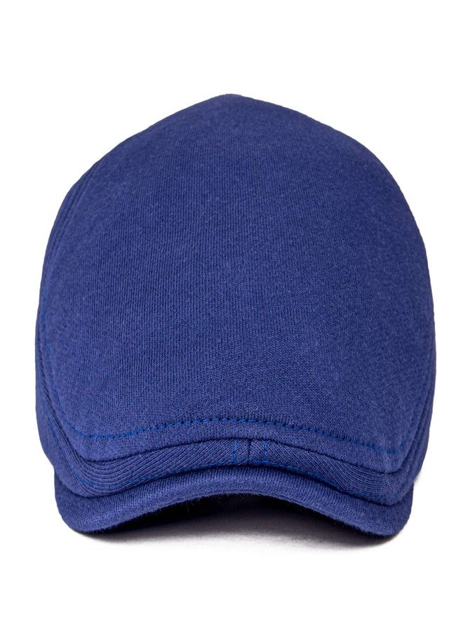 VOBOOM Men's Cotton Flat Ivy Gatsby Newsboy Driving Hat Cap (Royal Blue) - Image 3
