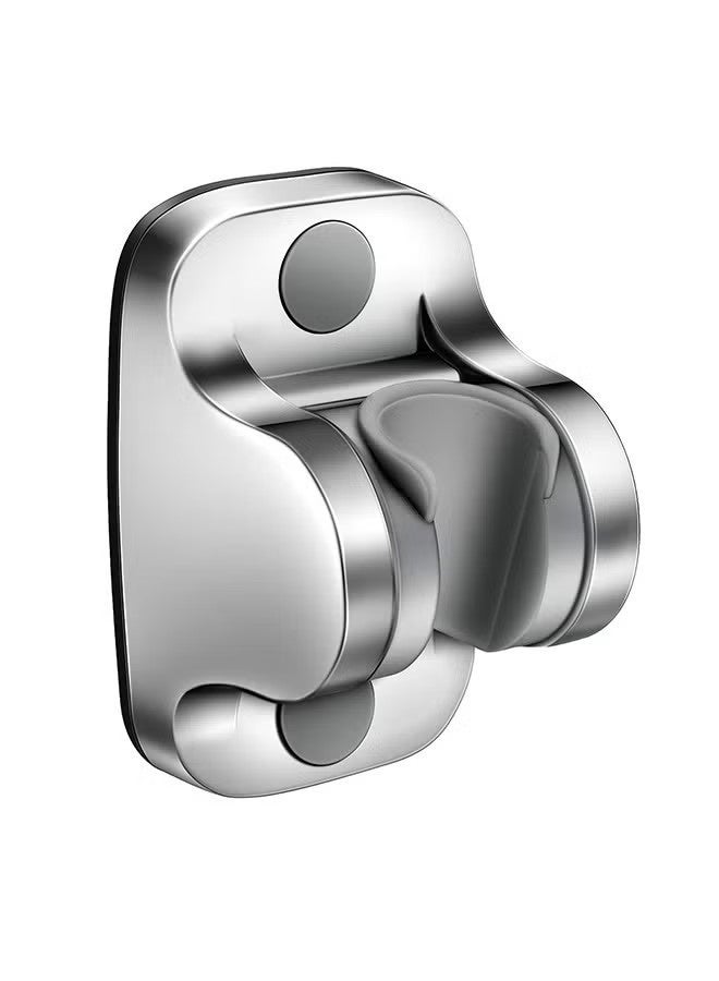 حامل دش لاصق قوي، حامل دش يدوي قابل للتعديل، حامل دش جداري، سهل التركيب بدون أدوات، تشطيب نهائي - Image 1