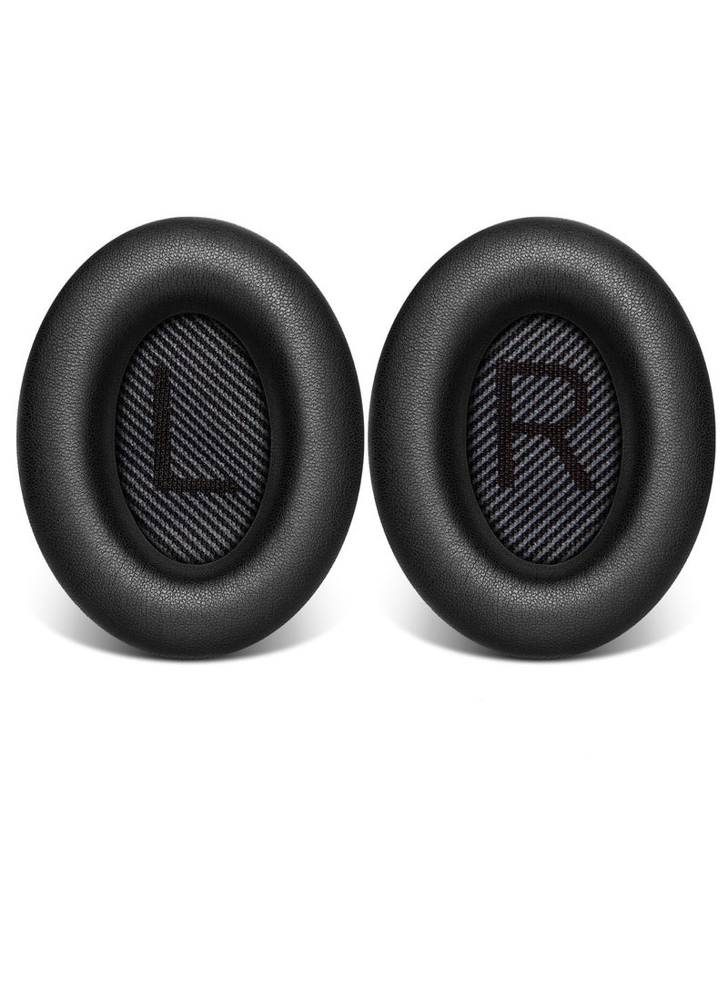 Replacement Ear-Pads Cushions For Bose QuietComfort-35 (QC-35) And QuietComfort-35 II (QC-35 II) Over-Ear Headphones Black - Image 1