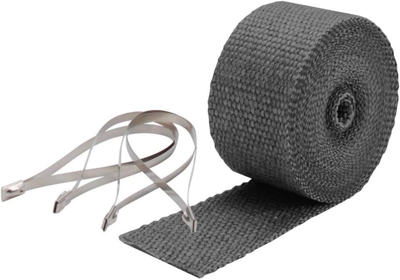 Design Engineering 010119 2" x 25' Pipe Wrap Kit with 4 Locking Ties - Black - Image 1
