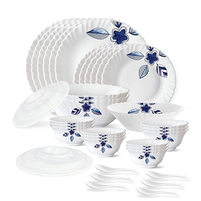 ASPENX Dinner Set 36 Pieces Stylon Dinner Set HeatResistant Durable ShatterResistant LightWeight BPA Free - Image 2