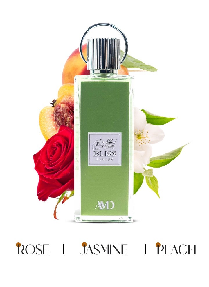 AMD Perfumes Engravings Bottled Bliss By AMD Perfumes Women Fragrance EDP 100ml  - Image 2