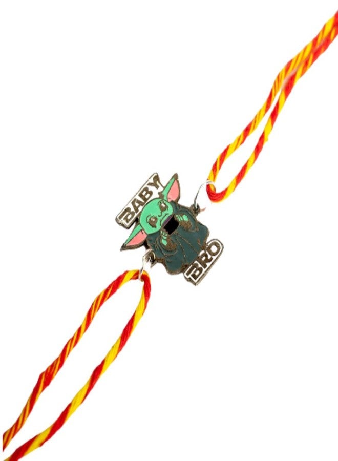 EITHEO BABY BRO YODA Rakhi for Brother & Sisters Rakshabandhan Gifts - Image 1