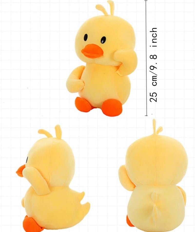 OUKEYI 9.8inch/25cm Plush DucklingsSoft Stuffed Animals，Yellow Plush Duck Stuffed Animal Toy,Funny Birthday Gifts for Kids Baby - Image 3
