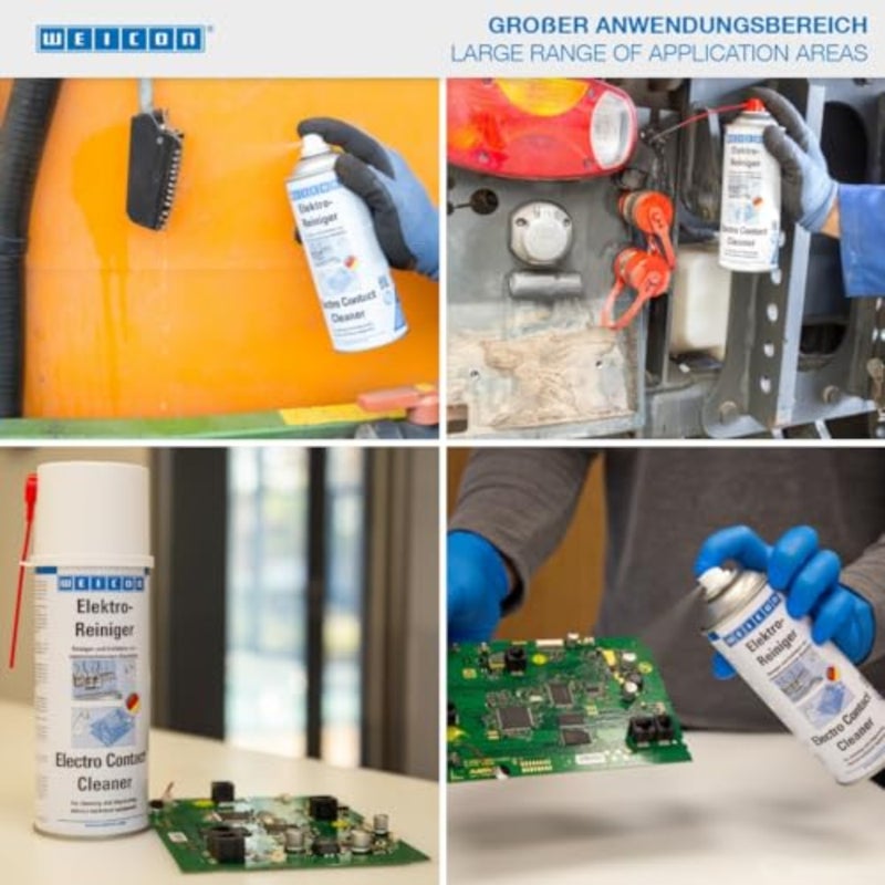 Electro Contact Cleaner 400 Ml Spray For Electronic Components Dissolves Corrosion, Removes Dust and Dirt, Increases Conductivity - Image 2