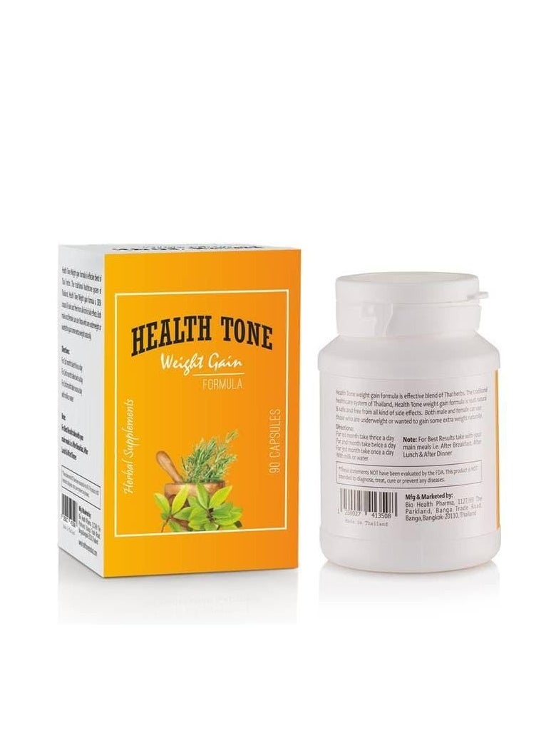 Health Tone - Health Tone Weight Gain Formula | Herbal Supplement for Healthy Weight Gain - Image 1