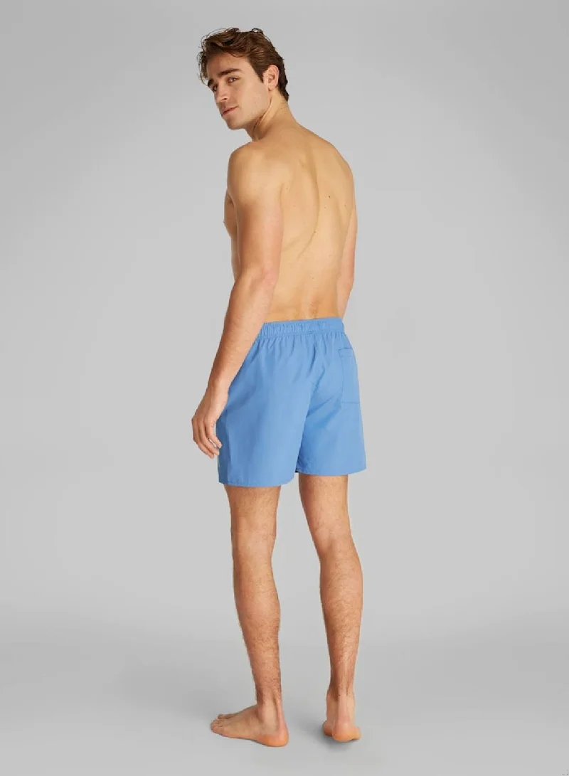 Calvin Klein Jeans Medium Drawstring Swim Shorts - CK Monogram
