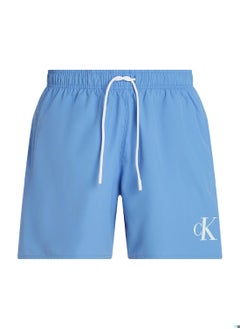 Men's Medium Drawstring Swim Shorts - CK Monogram - Polyester, Blue - pzsku/ZF45CC09495233F484A57Z/45/_/1738050920/b897fad2-7cf2-4939-8f70-f40bbe89bd9d