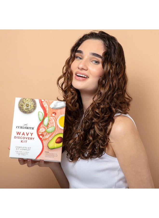 CURLSMITH - Wavy Wash Day Discovery Kit | Complete Wash Day Kit, Perfect For People With Type 2 Curls | Cleanse, Control Frizz, Nourish & Hydrate Hair To Enhance Natural Waves  - Image 5