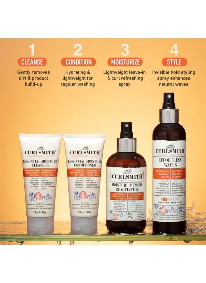 CURLSMITH - Wavy Wash Day Discovery Kit | Complete Wash Day Kit, Perfect For People With Type 2 Curls | Cleanse, Control Frizz, Nourish & Hydrate Hair To Enhance Natural Waves  - Image 4