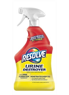 Resolve Urine Destroyer Spray Stain & Odor Remover, Transparent, No Flavor, 32 Fl Oz  - Image 1