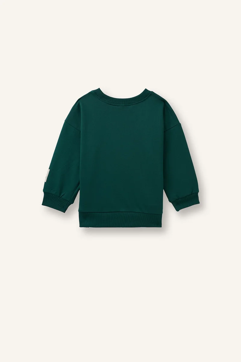 Defacto Oversize Fit Animal Print Sweatshirt