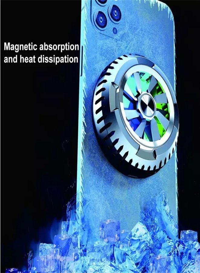 Universal Portable USB Magnetic Semiconductor Wired Mobile Phone Cooler Game  - Image 2