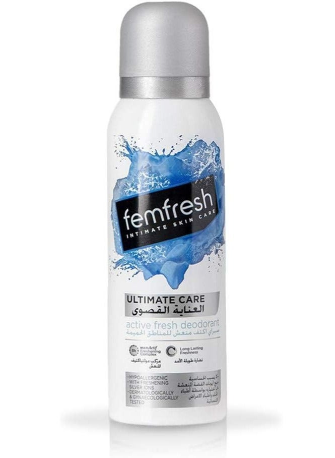 Femfresh Ultimate Care Active 12H Freshening Intimate Wash with Silver Ions & Gingseng Extract