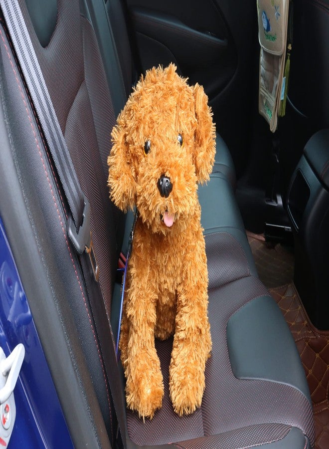 Mogoko Pet Dog Car Seat Belt Restraint, Coated Stainless Steel Chew Proof Dog Vehicle Safety Tether Cable, Double Clip No-Chew Pet Car Leash Lead-40 Inch - Image 3