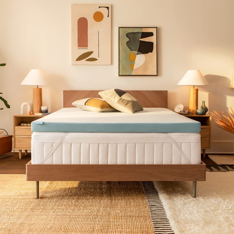 Tempur-Pedic TempurPedic TEMPURAdapt  Cooling 3Inch Twin XL Mattress Topper Luxury Premium Foam Washable Cover Cooling Topper White 