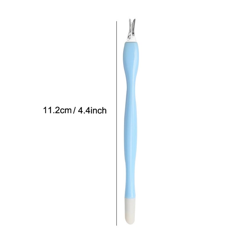 ONESWI 4 Pcs Cuticle Trimmer Pusher Remover, Rubber Tip Gentle on Nail Bed, Stainless Steel Cuticle Remover, Manicure Tool for Fingernails - Image 5