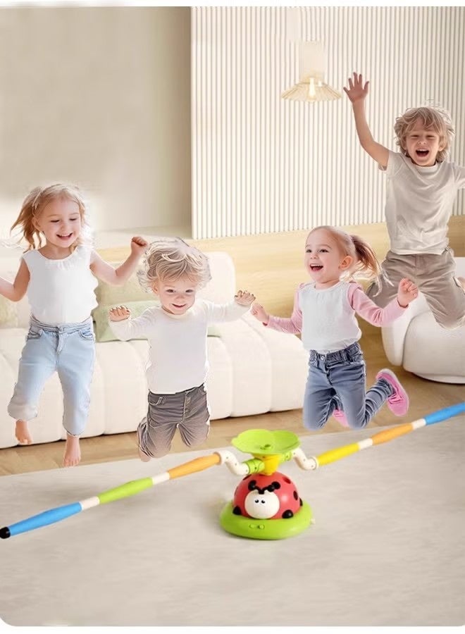 Realfrog 3 in 1 Musical Jump, Toss Ring Game Toy and Stomping Launch Rocket Launcher for Kids Outdoor Toys with Remote Control, Indoor Outside Toys for Kids Ages 3-8 Toys for Ages 5-7 8-13 Kids Gifts - Image 4