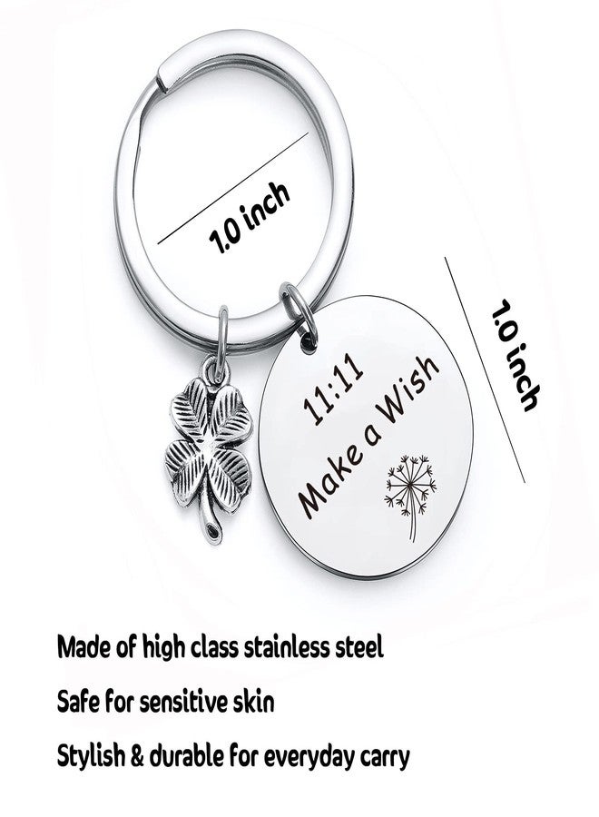 NOTHERS RSZOTW Dandelion Wishing Keychain 11:11 Couple Gift for Grilfriend, Boyfriend, Husband, Wife Dandelion Lover Keychain - Image 2