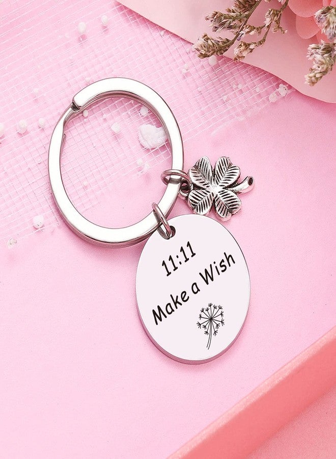 NOTHERS RSZOTW Dandelion Wishing Keychain 11:11 Couple Gift for Grilfriend, Boyfriend, Husband, Wife Dandelion Lover Keychain - Image 3