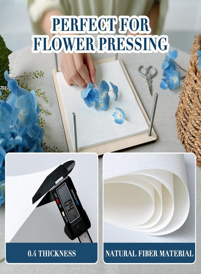 Happinit 100 A4 Size Blotting Papers for Herbarium Craft, Large Blotter Paper for Herbarium & Flower Press, Working with Pressing Kit for Adults (100) - Image 4