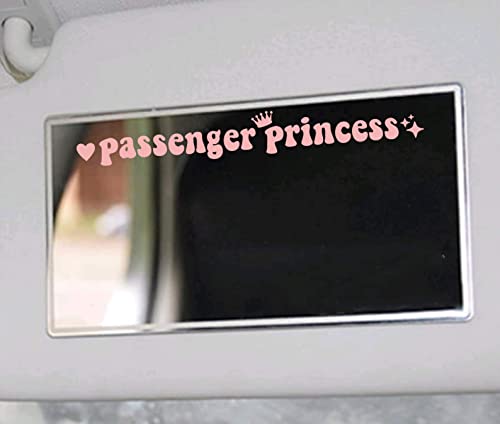 ColisPar Passenger Princess Sticker Funny Car Stickers Decal Decor Truck Cute Car Accessories for Rearview Mirror Window JDM Vinyl Letter Decals for Men Women Girls Cute Queen - Pink - Image 4