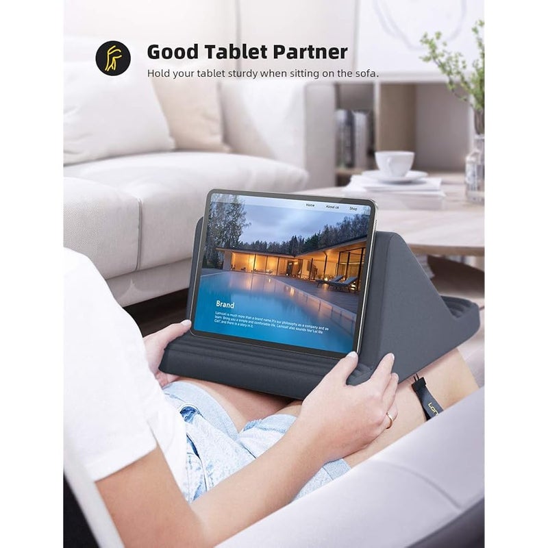 Lamicall Tablet Pillow Stand iPad Bed Soft Holder for Lap 6 Viewing Angles - Image 3