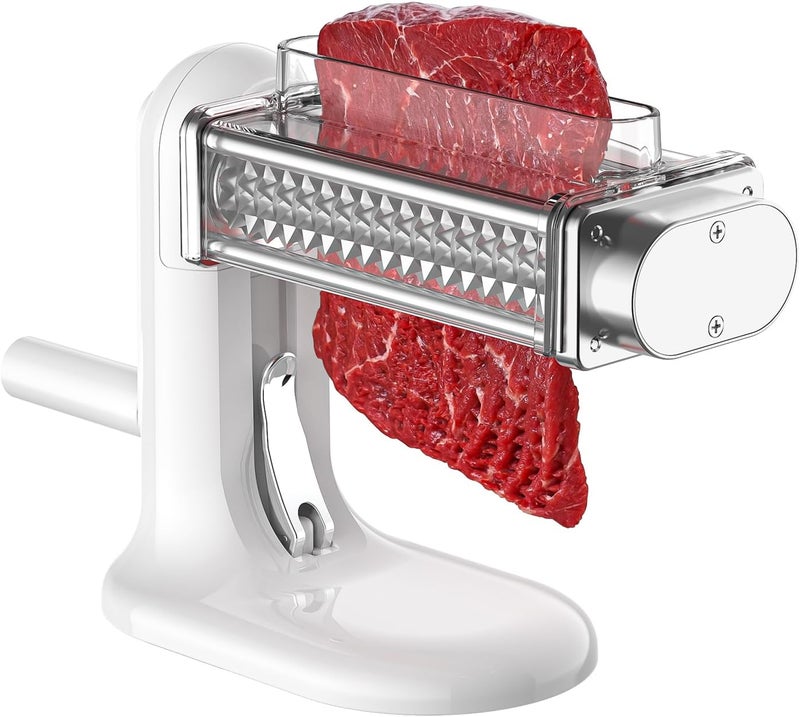 Cofun Manual Meat Tenderizer Tool, Meat Tenderizer Machine with Stainless Steel Gear, Steak Flatten Cuber Rolling Meat Poultry Tenderizer, Meat Tenderizer Kitchen Tool - Image 1