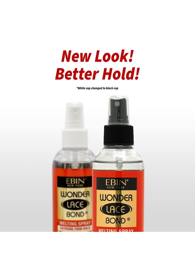EBIN NEW YORK Bin New York Wonder Bond Melting Spray 8Oz/ 250Ml Extreme Firm Hold (Active) ; No Reside Long Lasting Formula With Protecting Edges Gives Undetectable And Natural Look  - Image 4