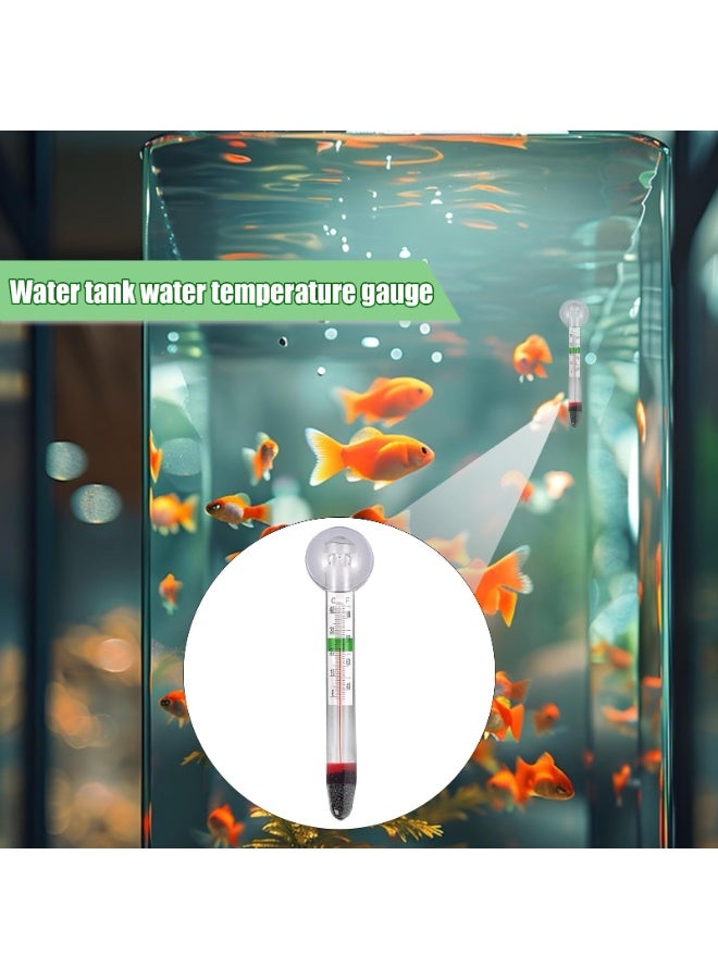غنافوتو موازين حرارة لأحواض الأسماك، موازين حرارة رقمية لأحواض الأسماك، جهاز اختبار عالي الدقة بتصميم واضح سهل القراءة - Image 4