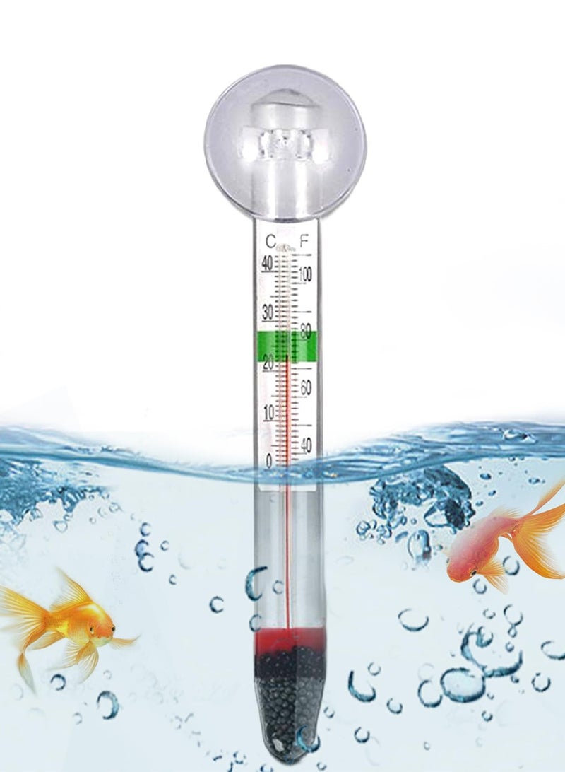 غنافوتو موازين حرارة لأحواض الأسماك، موازين حرارة رقمية لأحواض الأسماك، جهاز اختبار عالي الدقة بتصميم واضح سهل القراءة - Image 1