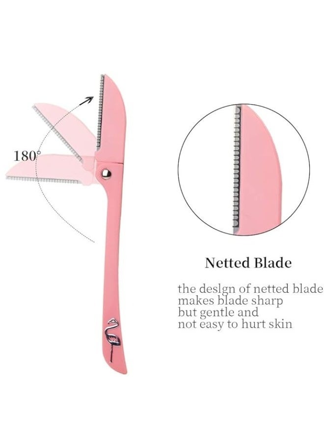 Feather-Flamingo - 3 Piece Flamingo Ladies Razor For Facial And Body Hair - Image 1