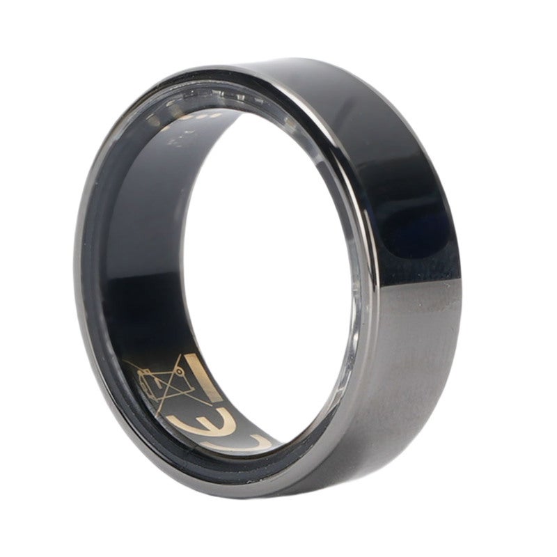 Fitness Tracker Ring Size 12 Black 50m Waterproof Multi Functional Display Smart Ring With Display - Multiple Sports Modes Gesture Control Ring for Active Lifestyle Everyday Wear Running Cycling - Image 5