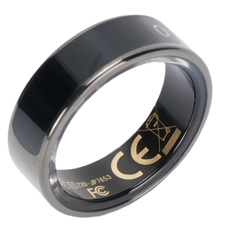 Fitness Tracker Ring Size 12 Black 50m Waterproof Multi Functional Display Smart Ring With Display - Multiple Sports Modes Gesture Control Ring for Active Lifestyle Everyday Wear Running Cycling - Image 4