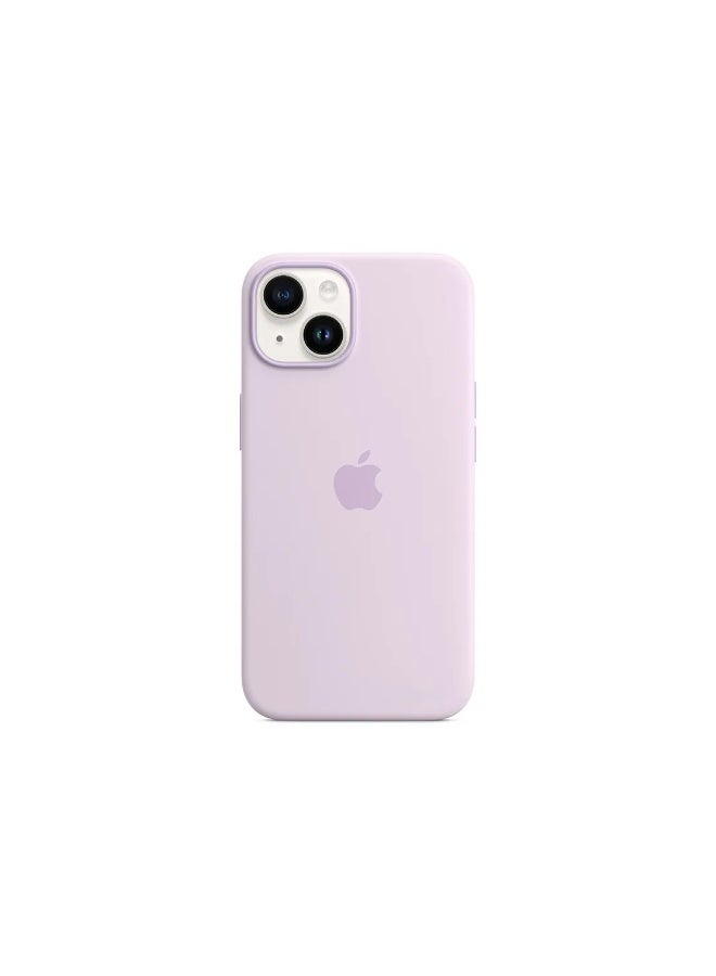 فريق ديلوكس غلاف سيليكون آيفون 14 مع MagSafe (Lilac) - Image 1