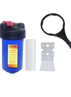 Single Jumbo Filter 10 Inches With Bracket And Cartridge IN OUT 1INCH